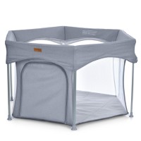 Дитячий манеж SWIFT 6 ME 1195 Gray 145х117х74 см