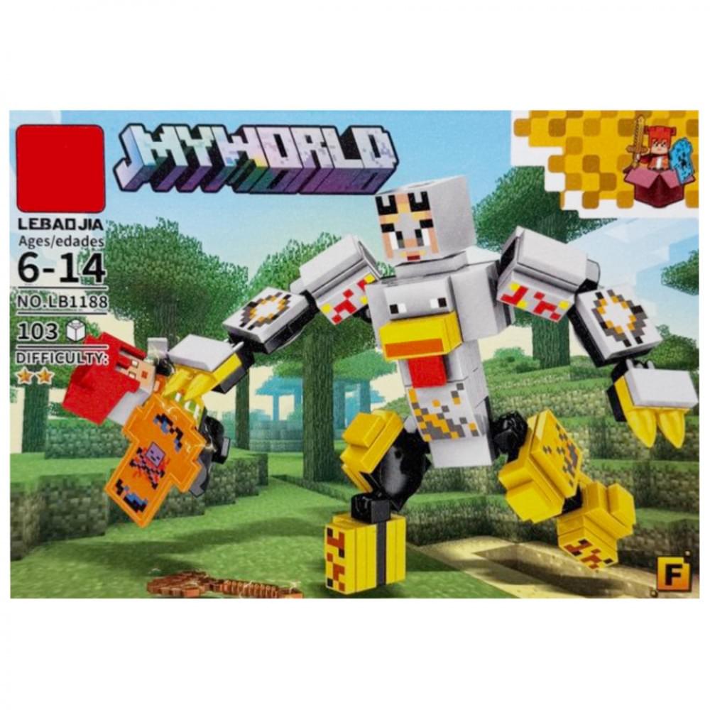Дитячий конструктор "Minecraft" LB1188-F 103 деталі
