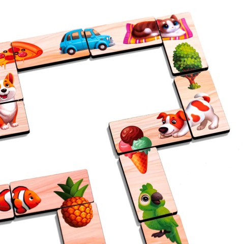 Дерев'яне доміно "Половинки" (ПСД266) PSD266