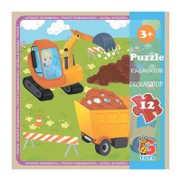 Пазли дитячі "Транспорт" LT07, 12 елементів