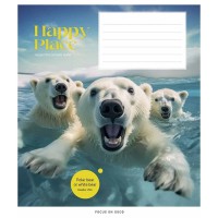 Зошит учнівський "Wild selfie" 018-3352L-1 в лінію, 18 аркушів