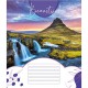 Зошит учнівський "Красиві водоcпади" 018-530100K-1 в клітинку, 18 аркушів