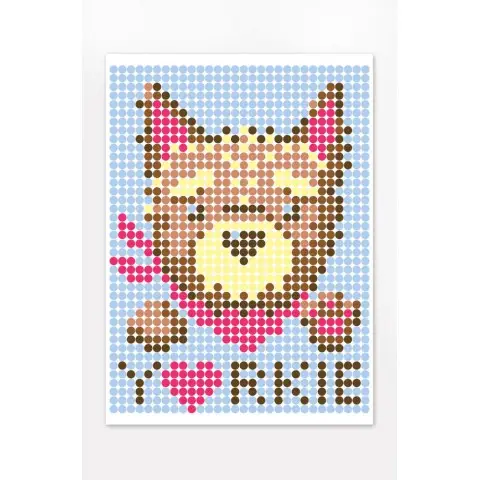 Картина за номерами стікерами в тубусі "Йорк", 1200 стікерів 1791 33х48 см