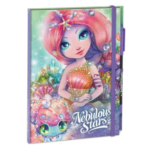 Блокнот чорні аркуші Делюкс Коралія Nebulous Stars 11583-3 з ручкою
