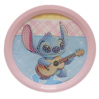 Дитячий набір алмазна мозаїка "Стіч" YK-6532-18 (Pink)