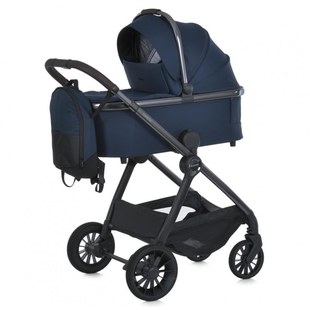 Дитяча універсальна коляска 2 в 1 RIVIERA ME 1183 Iris Blue