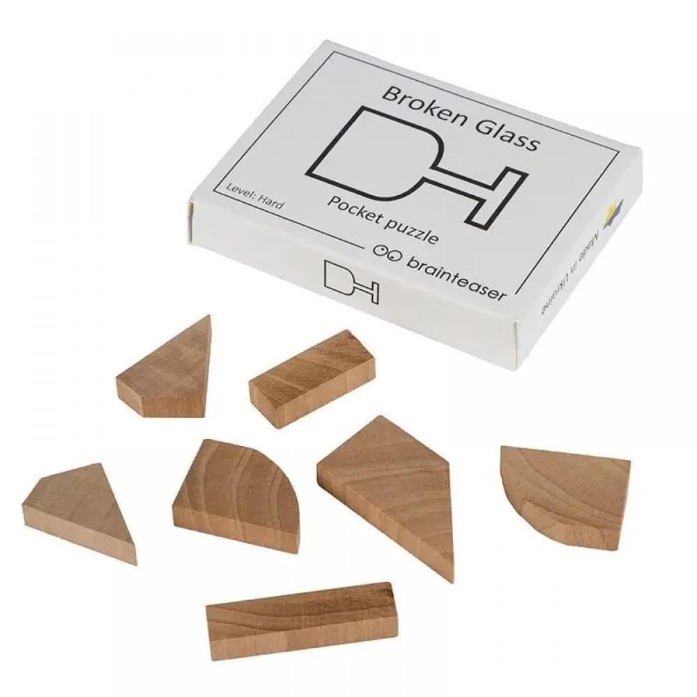 Набір дерев'яних головоломок "Wooden mini puzzle set #2" set2en 6 штук