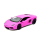 Колекційна іграшкова машинка MATTE LAMBORGHINI KT5370W інерційна Pink