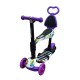 Дитячий самокат 4-х колісний 5 в 1 SC20482(Violet) колеса зі світлом
