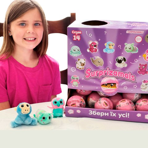 М'яка іграшка-сюрприз Surprizamals SU03255-5024 в асортименті