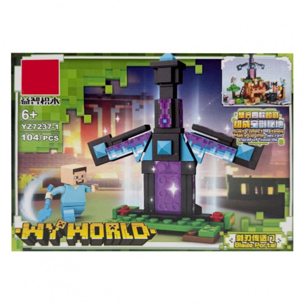 Дитячий конструктор "Minecraft" YZ7237-1, 104 деталі