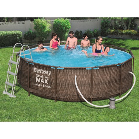 Басейн каркасний 56709 фільтр-насос, сходи, в коробці