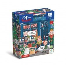 Дитячий пазл Шукай та знаходь "Зимові свята" DoDo Toys 300663, 80 елементів