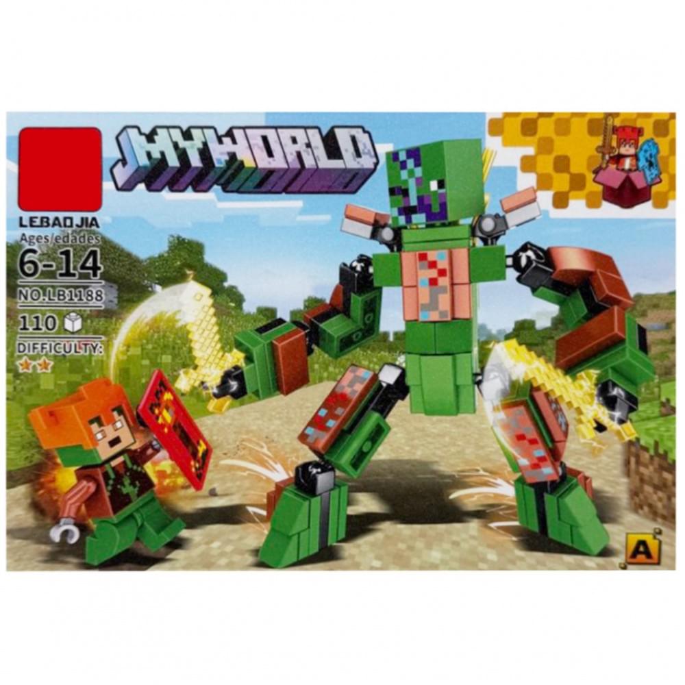 Дитячий конструктор "Minecraft" LB1188-A 110 деталей