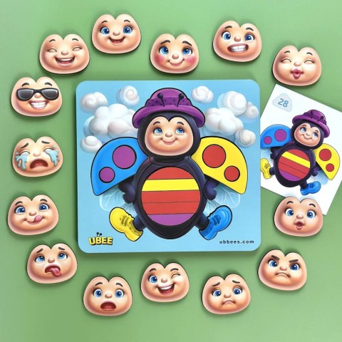 Розвиваючий пазл-вкладиш "Сонечко емоції" (ПСД280) PSD280