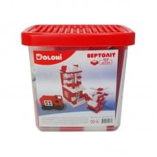 Конструктор "Вертоліт" 013888/08 в пластиковому боксі, 117 деталей