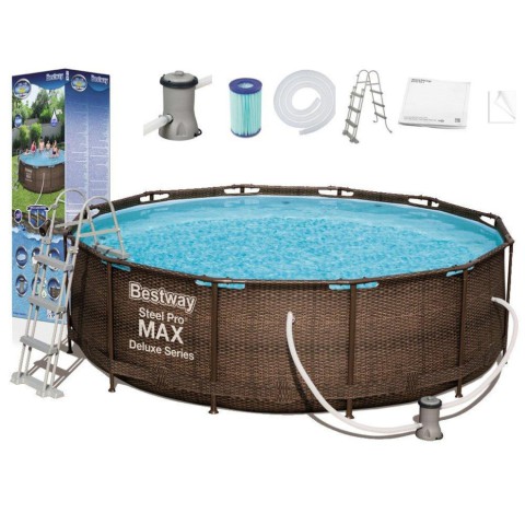 Басейн каркасний 56709 фільтр-насос, сходи, в коробці