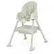 Стільчик для годування M 4136-2 Ice Gray, складаний, 5-ти точковий, екошкіра