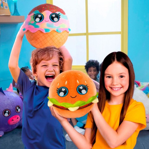 Ігровий набір серії "Little Foodies" W2 - Бургер Biggies BIG002-BU надувна іграшка, насос 22 см