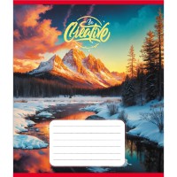 Зошит учнівський "В горах" 096-630220K-2 в клітинку, 96 аркушів