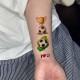 Набір дитячих тимчасових тату "Футбол №1" football-tattoo-mini-set- 10 штук по 12*7 см