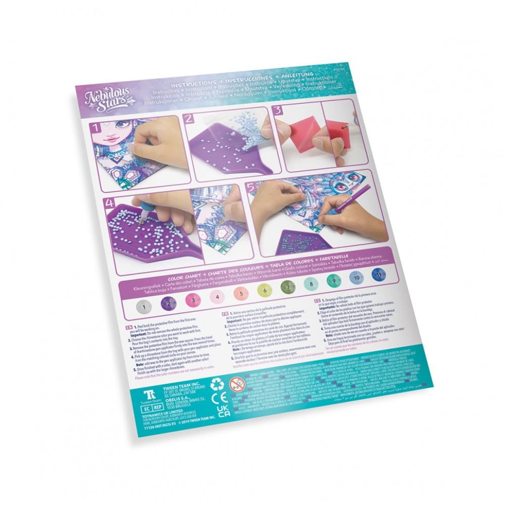 Набір для творчості з алмазною мозаїкою Морозне сяйво Nebulous Stars 11126 з аплікатором-ручкою