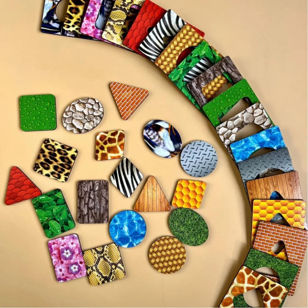 Дерев'яні Дощечки Сегена "Пер'я" Ubumblebees (ПСД086) PSD086 з візерунками