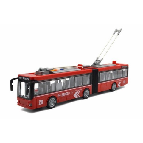 Дитячий інерційний тролейбус WY915A, масштаб 1:16