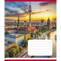 Зошит загальний "Міста в вогнях" 096-630107K-3 в клітинку, 96 аркушів (959063)