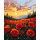 Картина за номерами "Поле маків" ©art_selena_ua KHO6398, 40х50 см
