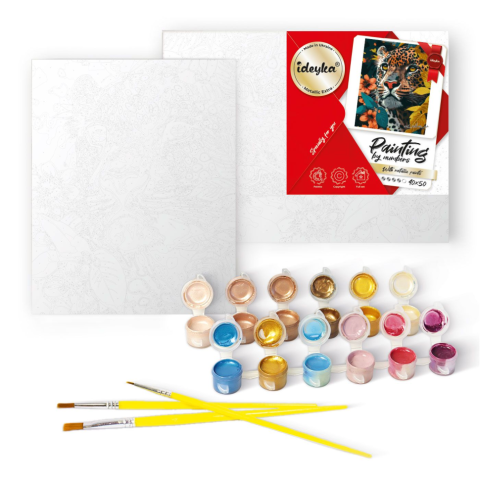 Картина за номерами "Пробудження краси" Ідейка KHO8511 40х50 см, з фарбами металік