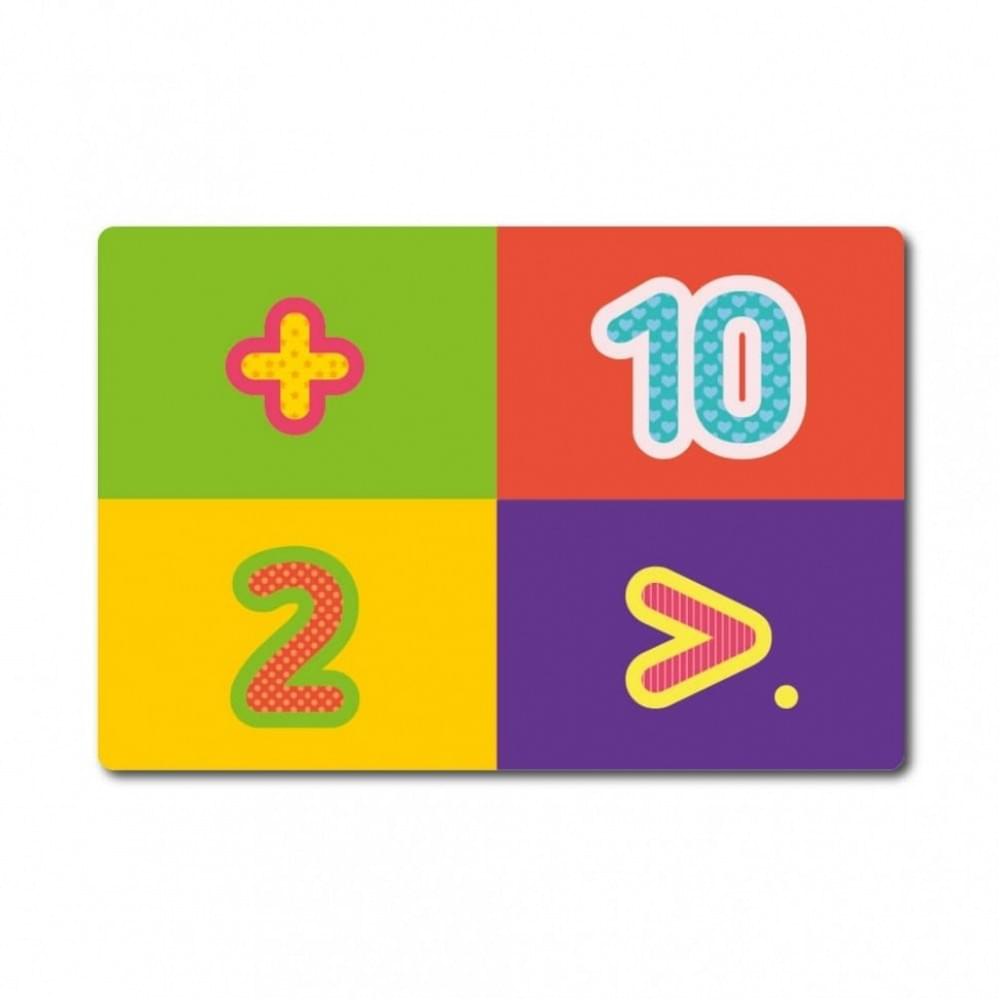 Настільна гра Лото цифри+фігури, знаки та асоціації 129233, 6 карток-планшеток