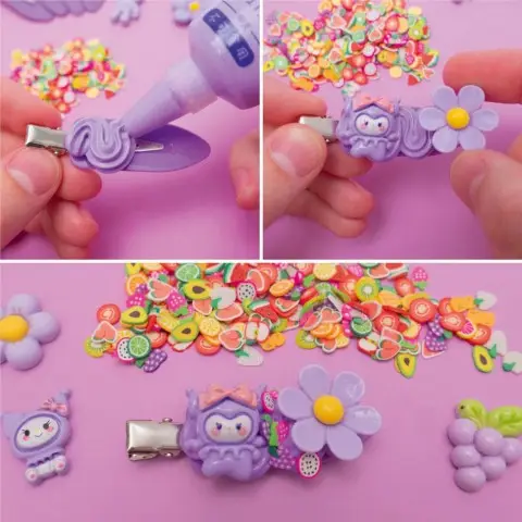 Дитячий набір для творчості "Заколки своїми руками" VT4600-01 фіолетовий