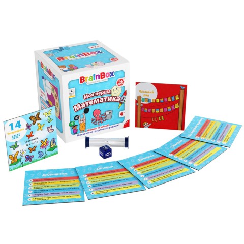 Карткова гра Brainbox "Моя перша математика" Yago BZZBRFMA01UA 55 карток