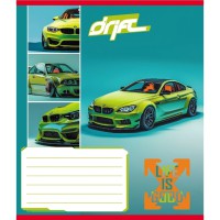 Зошит учнівський "Дріфт" 024-550368K-2 в клітинку, 24 аркуші