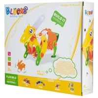 Конструктор-механік "Зайчик" HANYE J-7712, 63 елементи