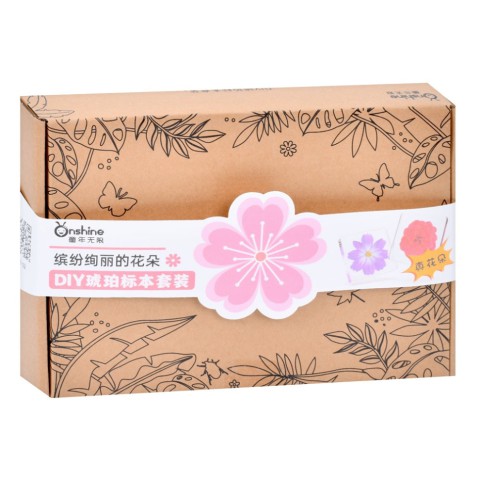 Дитячий набір для творчості "Сухоцвіт" FG231102004M, пінцет, фарба, застигаюча рідина