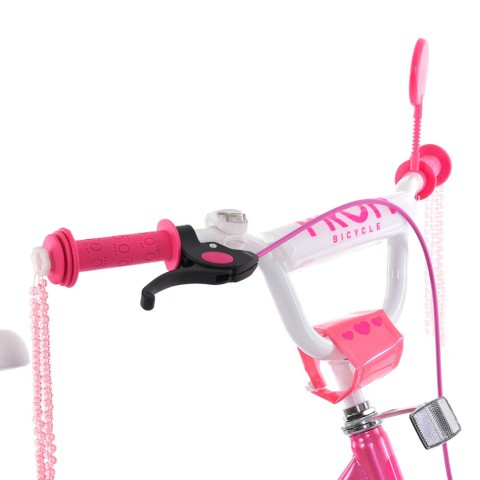 Велосипед дитячий MB 20041-1, 20 дюймів, рожевий