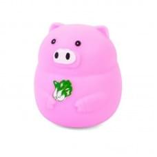 Дитяча іграшка-антистрес "Свинка" MS 3950(Pink) з борошном, 8 см
