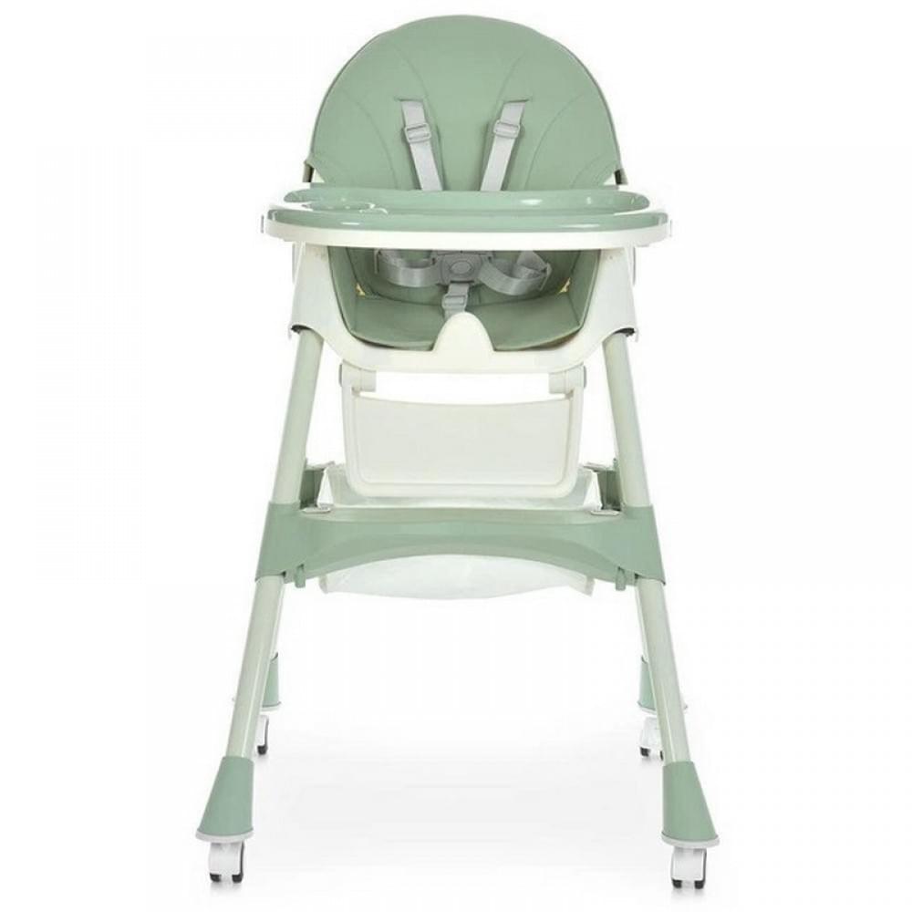 Стільчик для годування M 6302 Olive складний, 5-ти точкові ремені