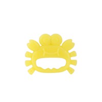 Прорізувач силіконовий "Морські мешканці" 4008_жовтий_крабик