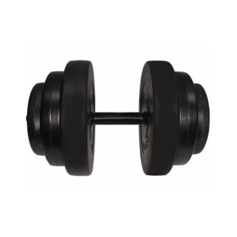 Гантель складальна композитна в пластиковій оболонці Rock pro 18,5 кг NE-PL-G-018