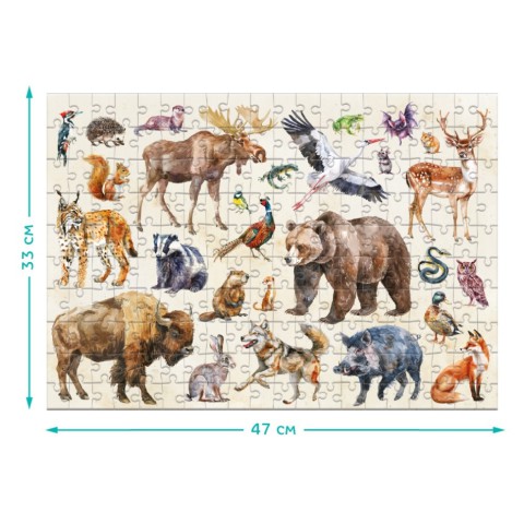 Дитячий пазл "Лісові тварини" 300638, 200 елементів