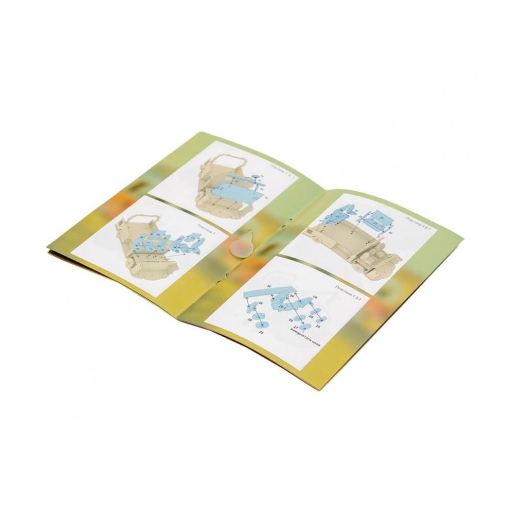 Дерев'яний 3D конструктор "Мікроавтобус" Puz-00926, 156 деталей