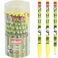 Набір ручок кулькових "Luva panda" ET818T, синя