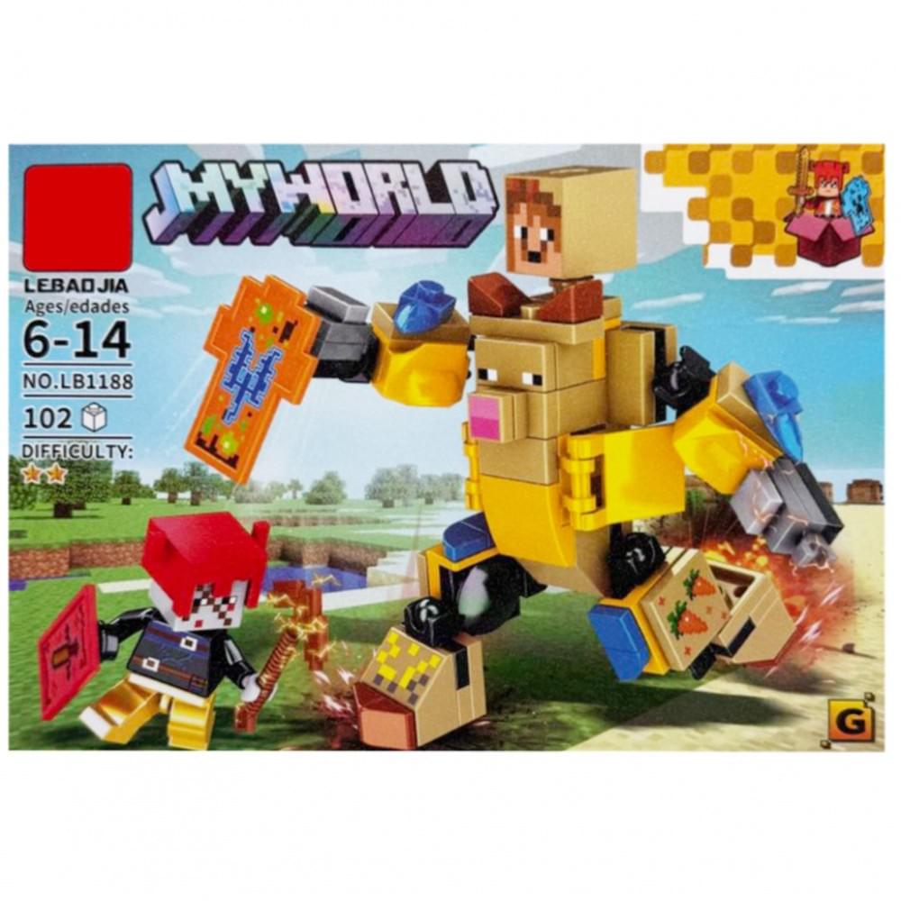 Дитячий конструктор "Minecraft" LB1188-G 102 деталі