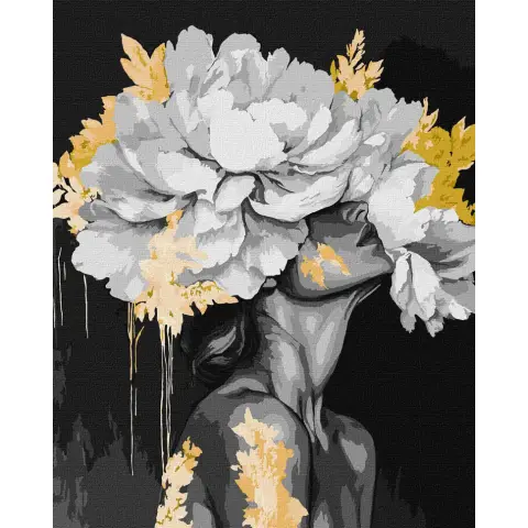 Картина за номерами "Пробудження краси" Ідейка KHO8511 40х50 см, з фарбами металік