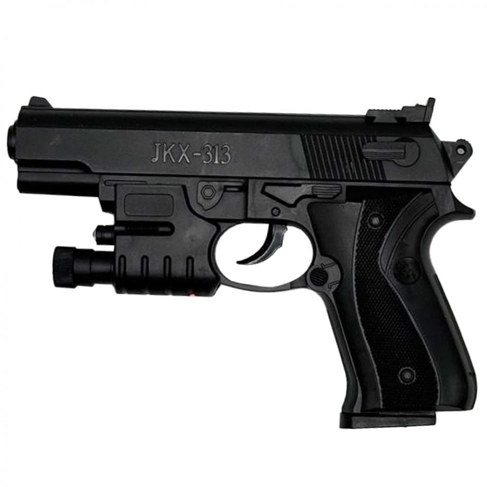 Дитячий іграшковий пістолет на кульках 313-2 зі світлом Дитячий іграшковий пістолет на кульках 313-2 зі світлом