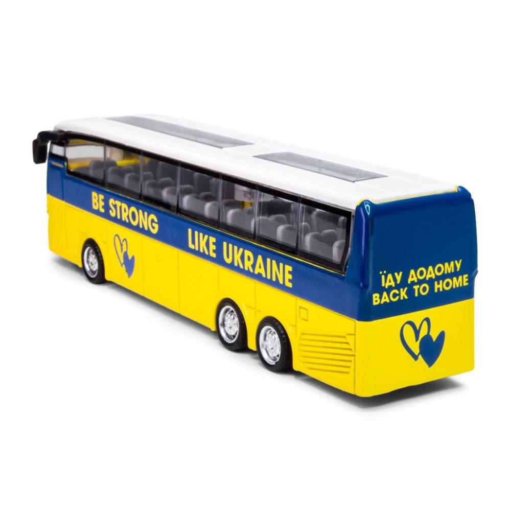 Дитяча колекційна модель "Автобус екскурсійний Україна" TechnoDrive 250419CG