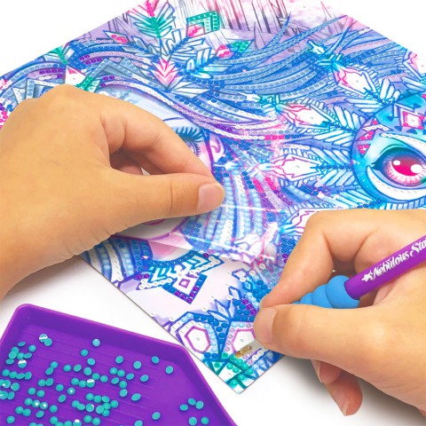 Набір для творчості з алмазною мозаїкою Морозне сяйво Nebulous Stars 11126 з аплікатором-ручкою